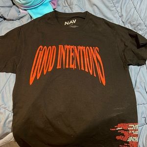 Nav x VLone bad habits tshirt